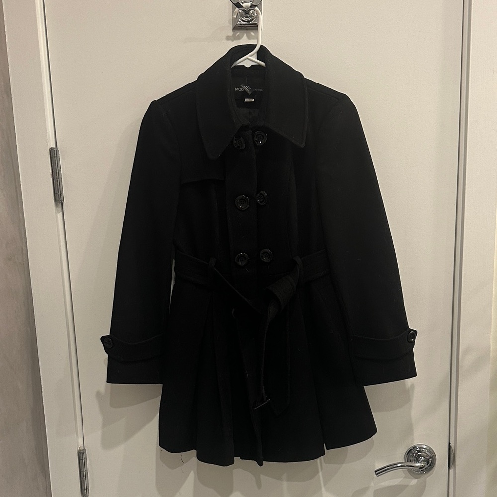 Moda International Black Trench Coat